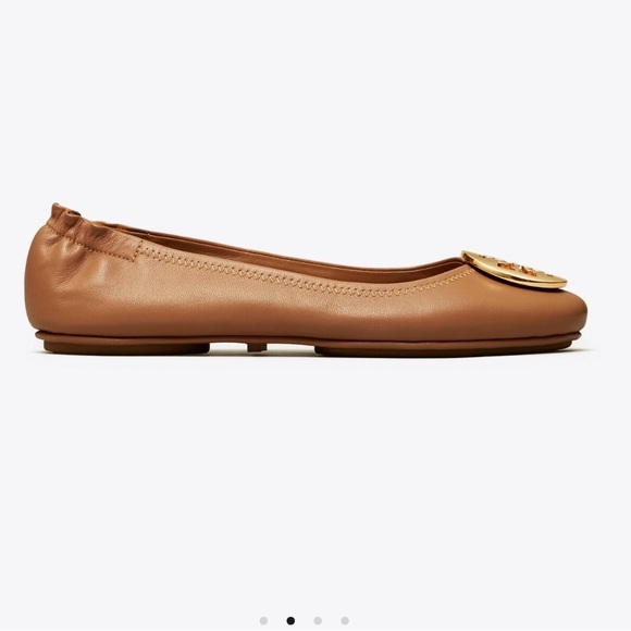 Tory Burch Minnie Travel Ballet with Metal Logo - Picture 3 of 6